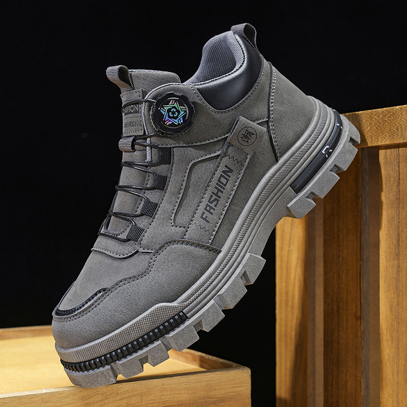 Men's Mid Top Work Boots Chunk - Sneaker Zone 评论和价格