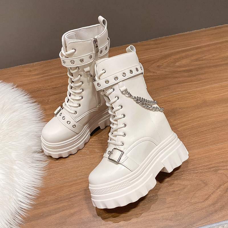 Autumn Thick Heel Ankle Boots  - Sneaker Zone 评论和价格