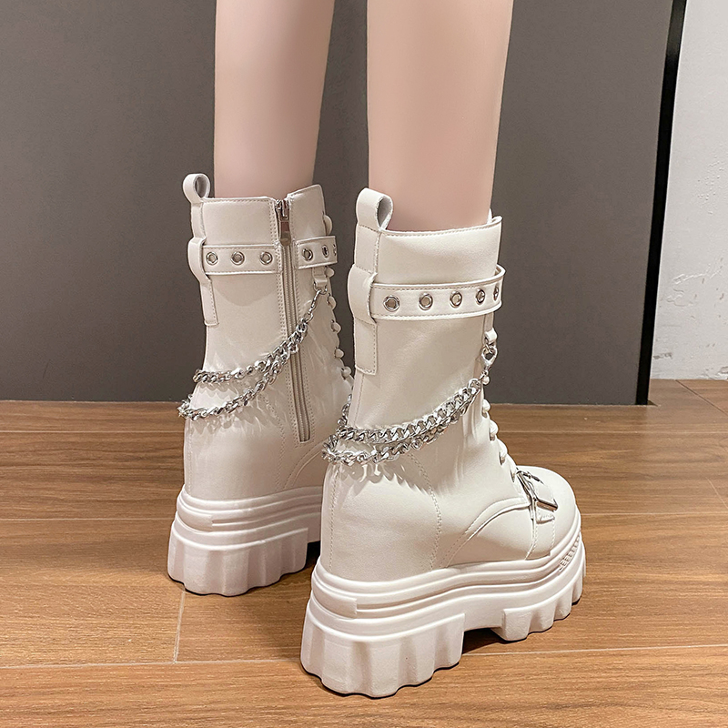 Autumn Thick Heel Ankle Boots  - Sneaker Zone 评论和价格