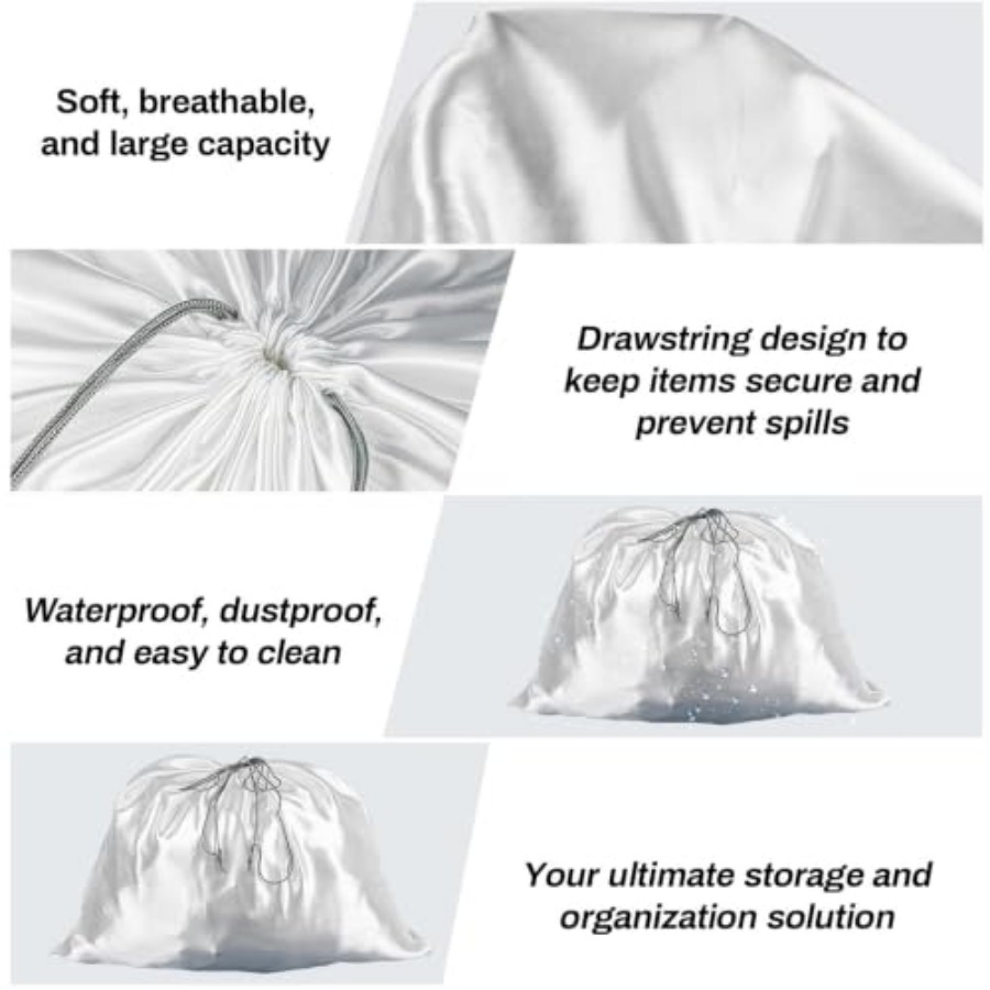 4 Pack Dust Bags for Handbags  - Shoe Bag Dust 评论和价格
